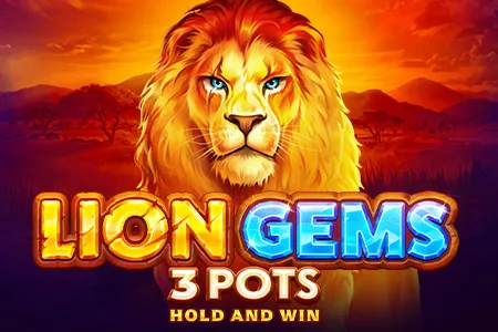 Lion Gems 3 Pots: Hold and Win